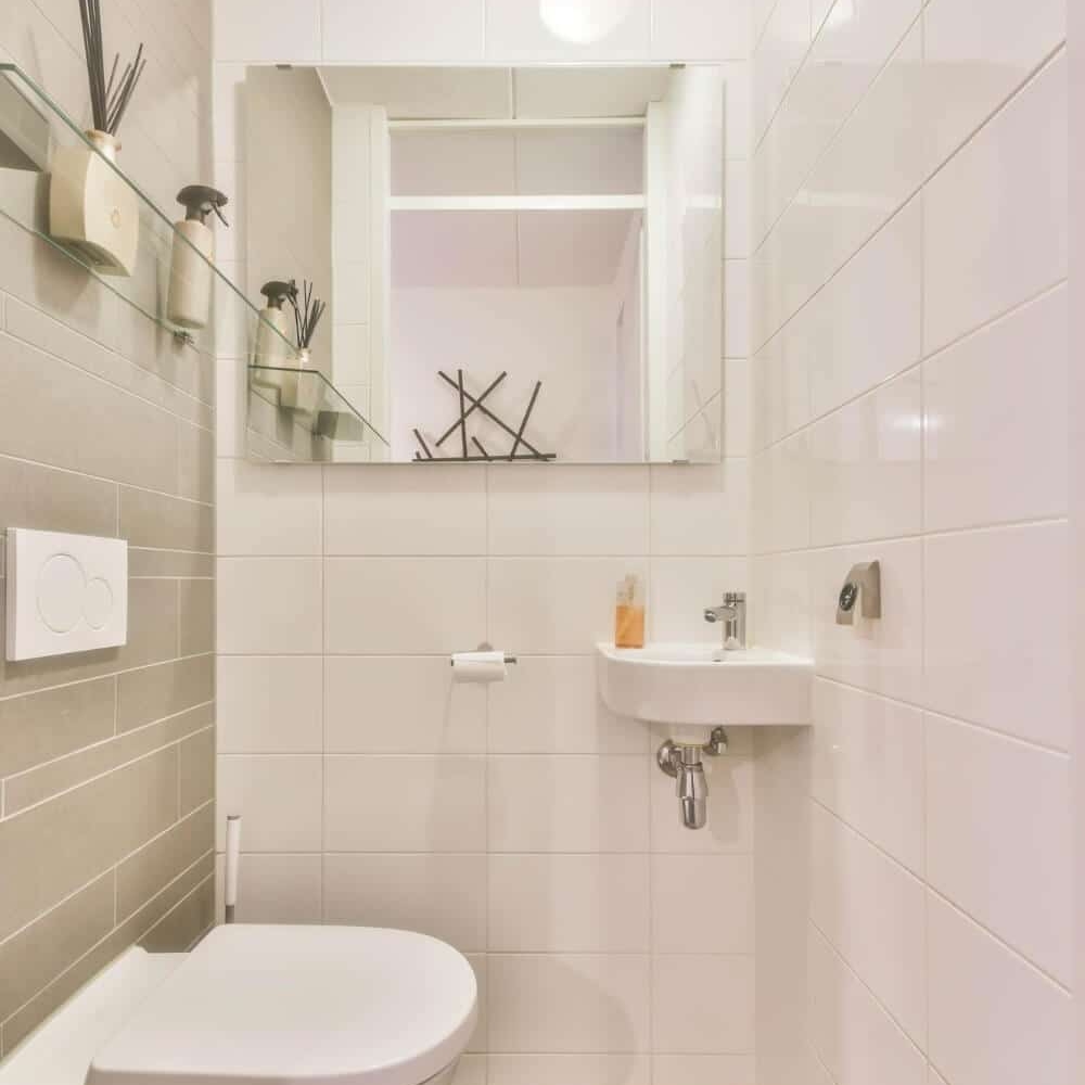 nyt badeværelse i moderne stil