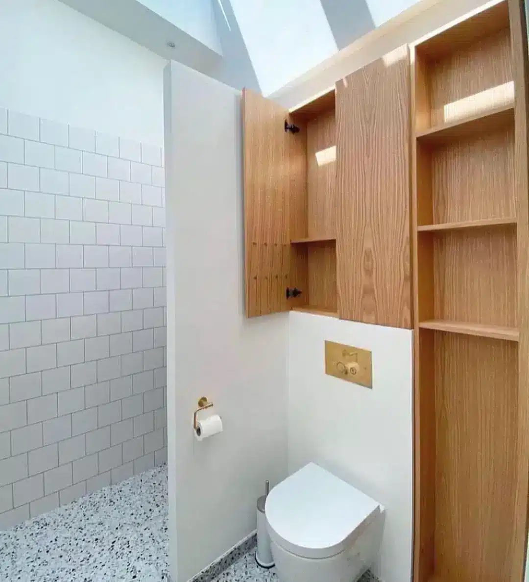 smart opbevaring på badeværelse